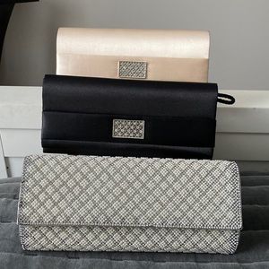 Satin Evening Clutch Handbags - Set of 3